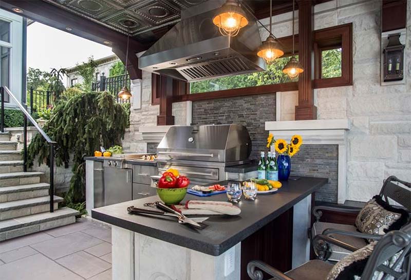 Designing the Best Outdoor Kitchen Countertop | Articles | Kalamazoo ...