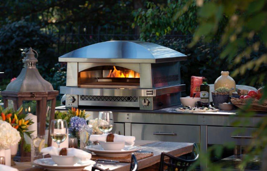 outdoor pizza oven countertop