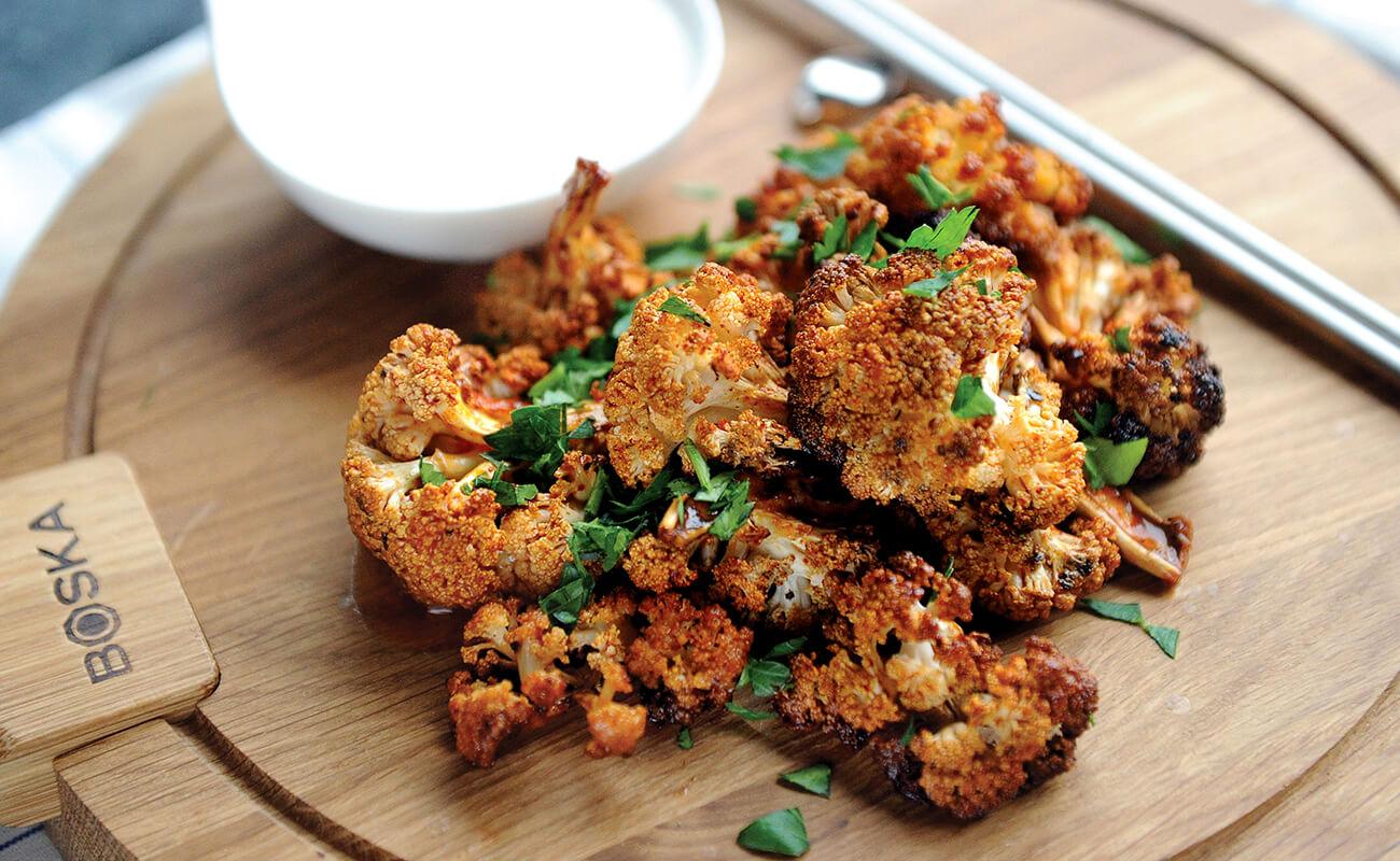 Smoked Buffalo Cauliflower