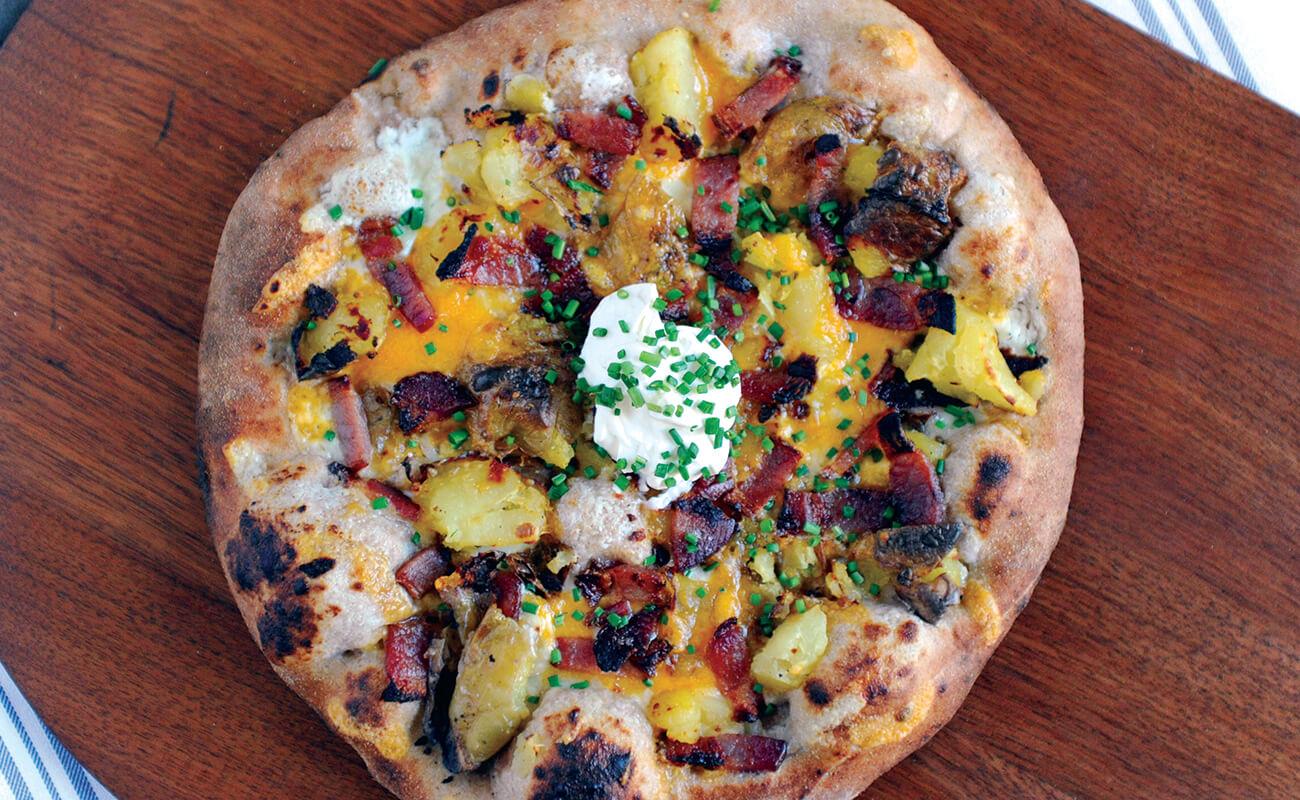 Image of Loaded Baked Potato Pizza