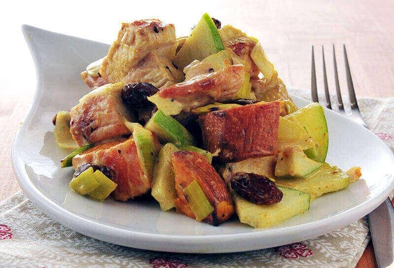 Image of Curry Sweet Potato and Turkey Salad