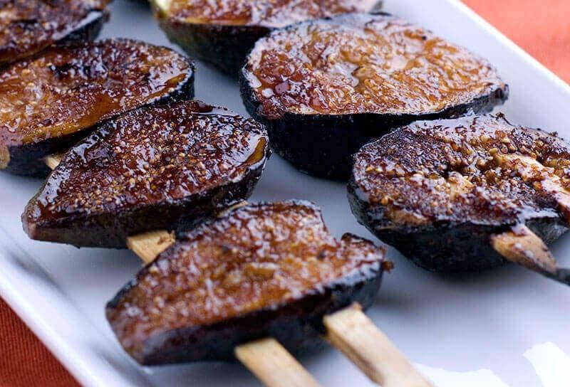 Image of Grilled Figs Over Vanilla Gelato