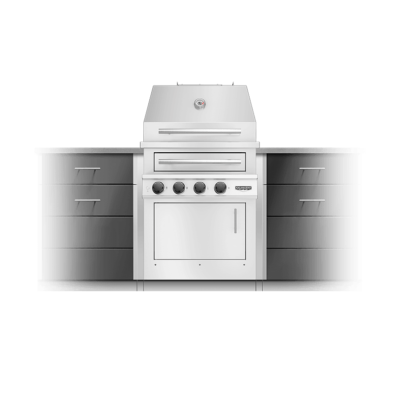 K500HB Built-in Hybrid Fire Grill Image