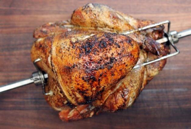 Grill hotsell rotisserie turkey