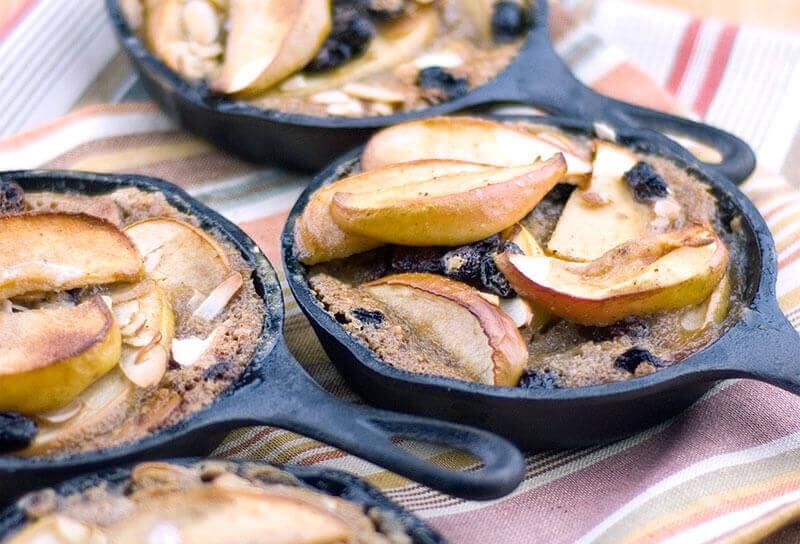 Image of Apple Bake with Almonds and Dried Cherries