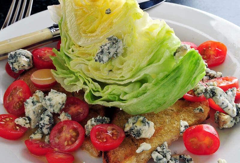 Image of Crisp Wedge Salad with Champagne Vinaigrette