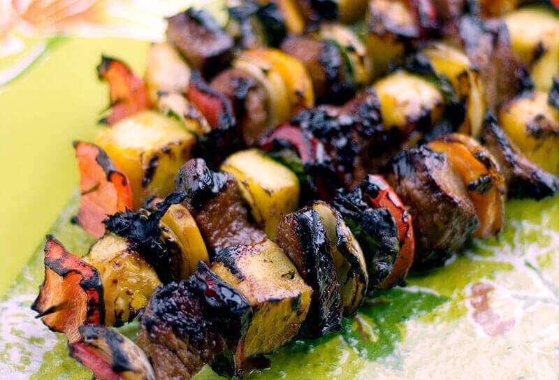 Image of Orange Teriyaki Beef Kebabs