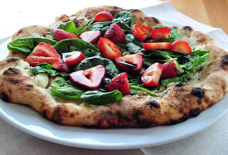 Image of Strawberry Spinach Salad Pizza