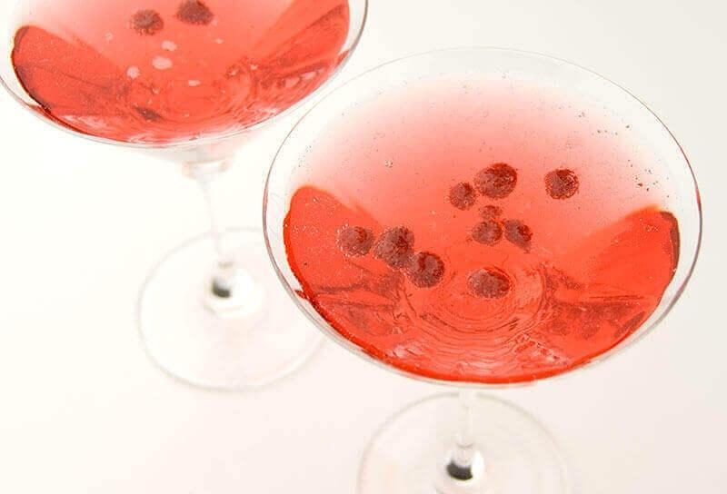 Image of Strawberry Valentine Martinis