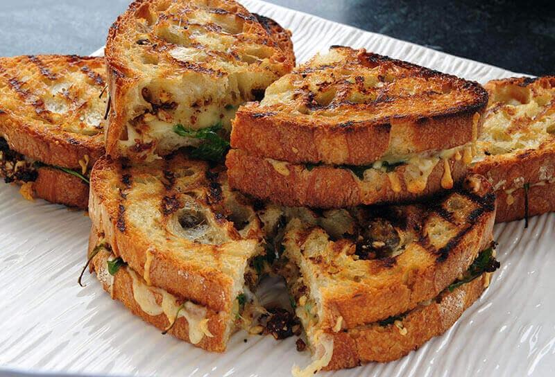 Image of Sun-dried Tomato Hazelnut “Pesto” Grilled Cheese