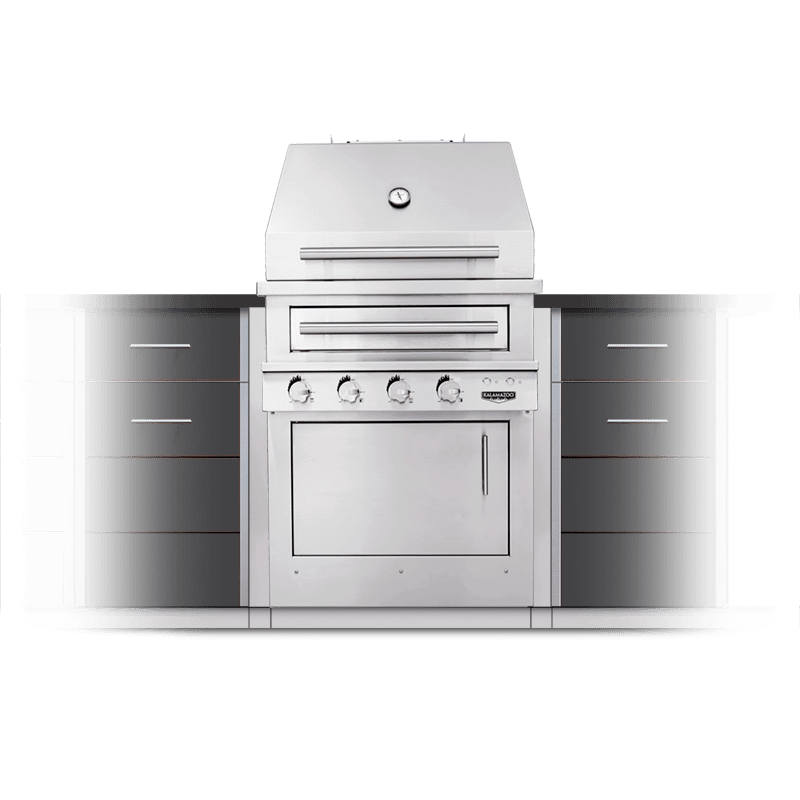 K500 Built-in Hybrid Fire Grill Image