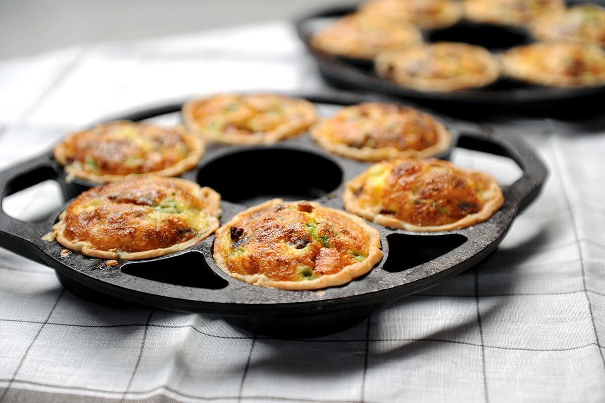 Smoky Bacon Mini Quiches