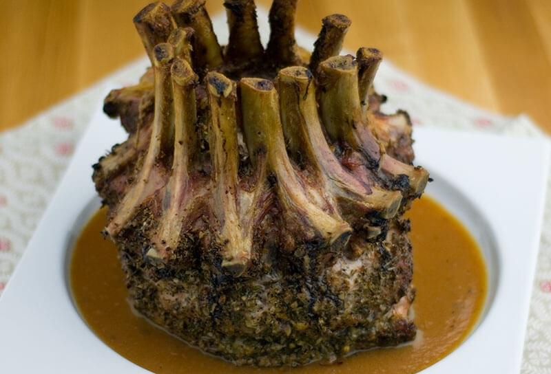 Image of Crown Roast of Pork with Savory Rosemary Rub
