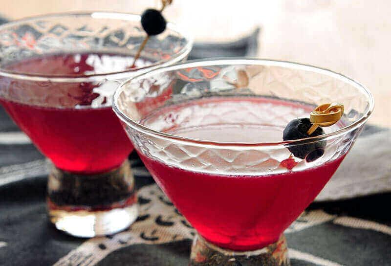 Image of Blueberry Margaritas