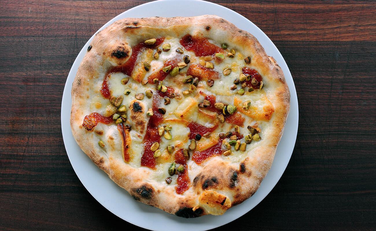 Image of Quince & Pistachio Pizza