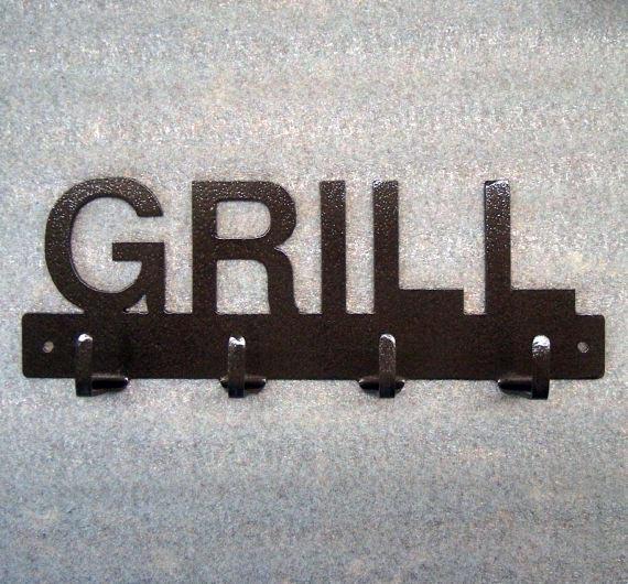 Knob Creek Metal Works Grill Utensil Rack