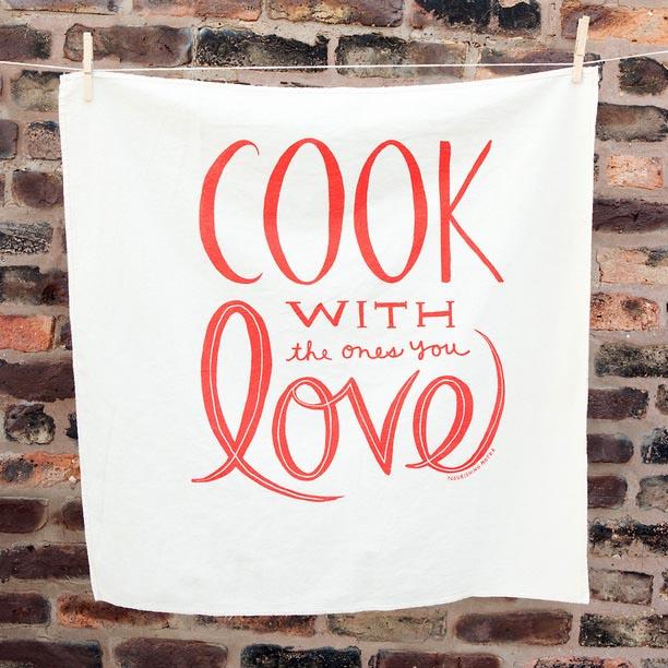 Cook with Love Nourishing Notes Towel