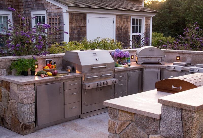 Beautiful outdoor clearance kitchens