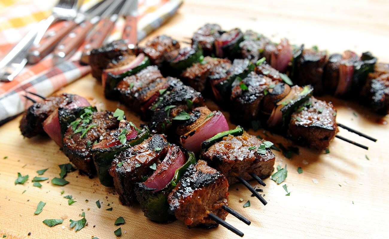 Image of Bourbon Ginger Beef Kebabs