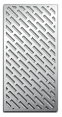 Laser-cut Grill Grate, Meat Pattern Image