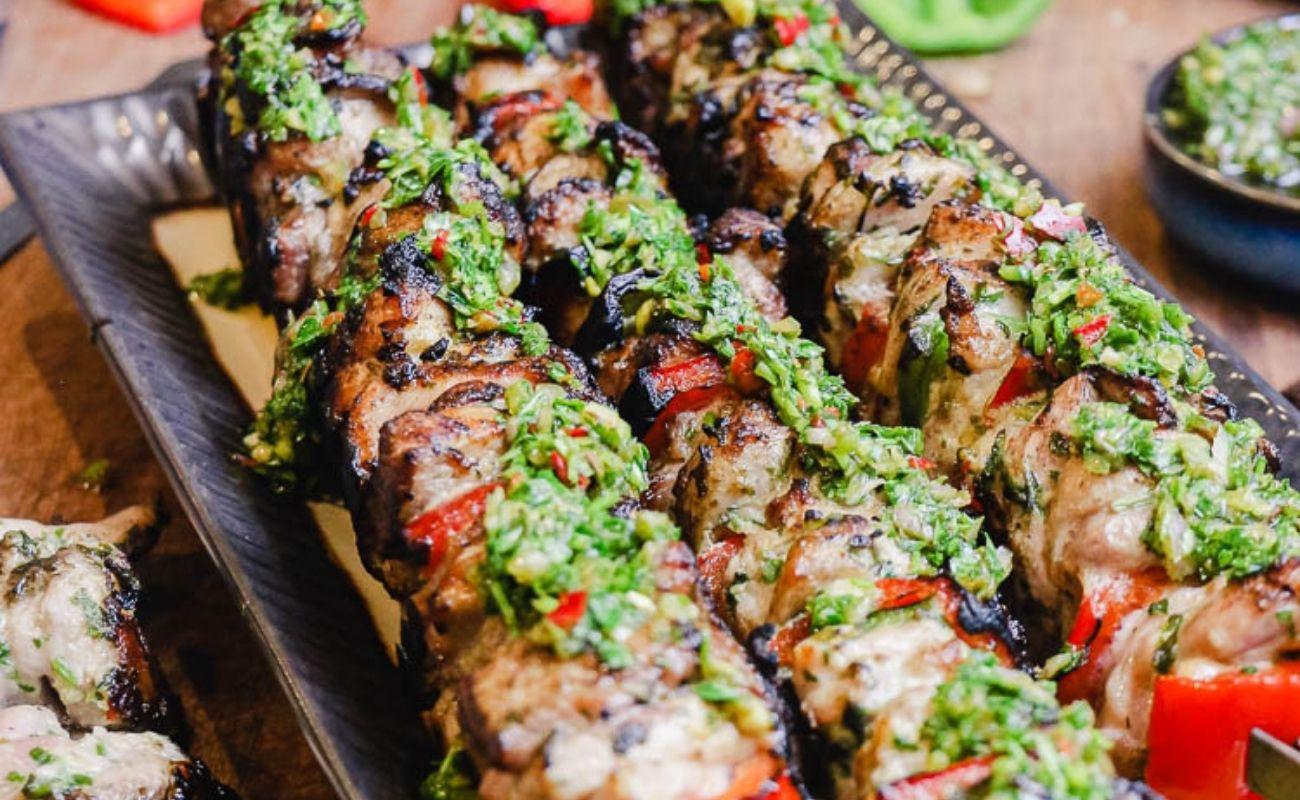 Image of Chimichurri Chicken Kebabs