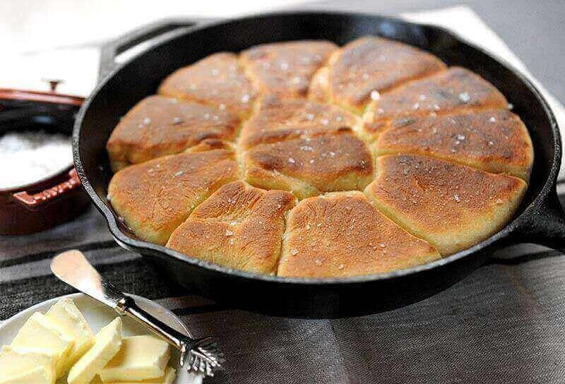 Image of Freshly Baked Parker House Rolls