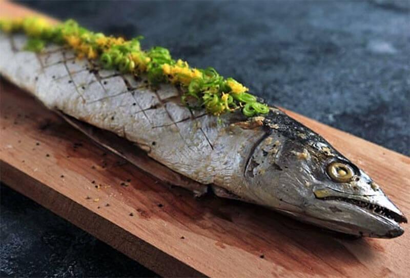 Image of Alder-Planked Whole Mackerel