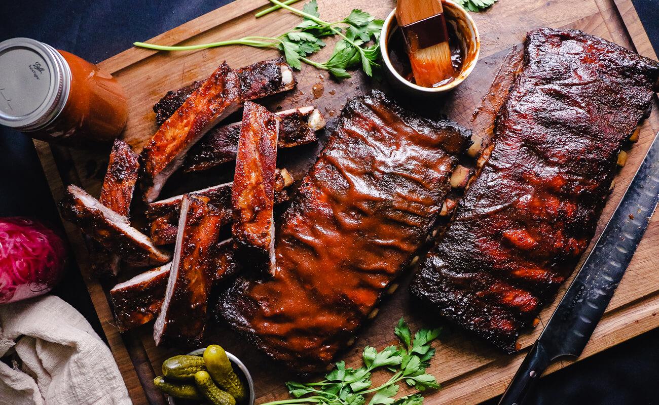 Image of St Louis & Kansas City-Style Spare Ribs