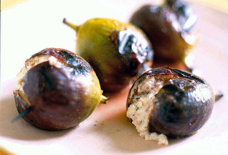 Image of Grilled Feta-Stuffed Figs