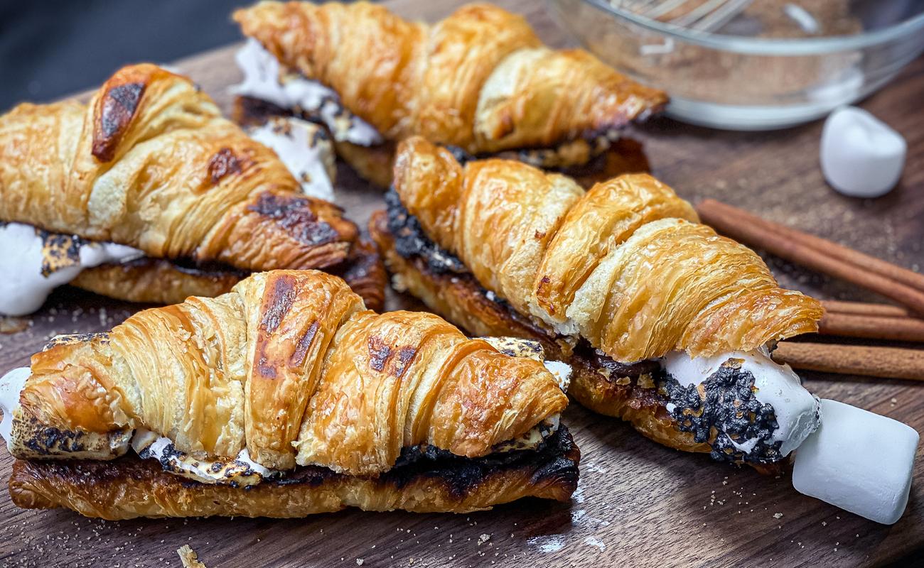 Grilled Croissant S'mores