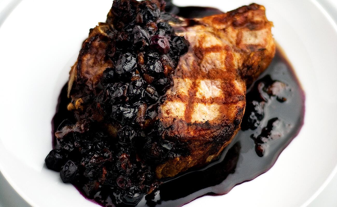 Image of Blueberry Pork Chops