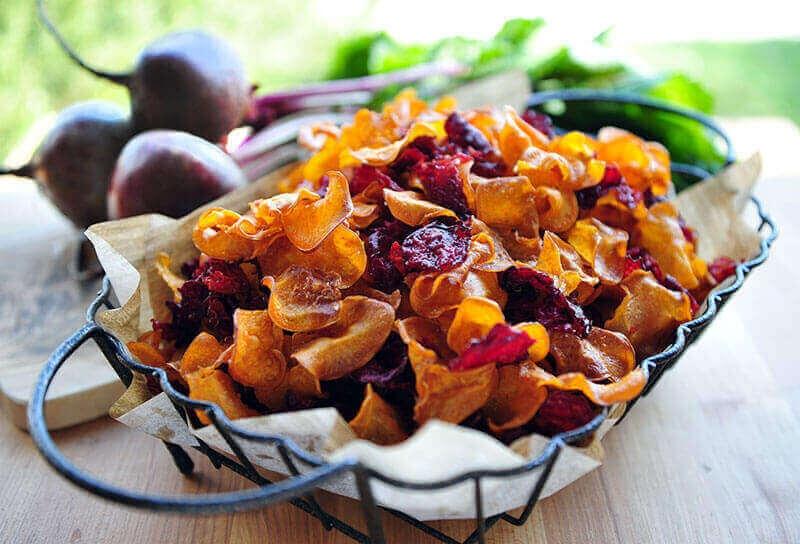 Image of Homemade Sweet Potato and Beet Chips