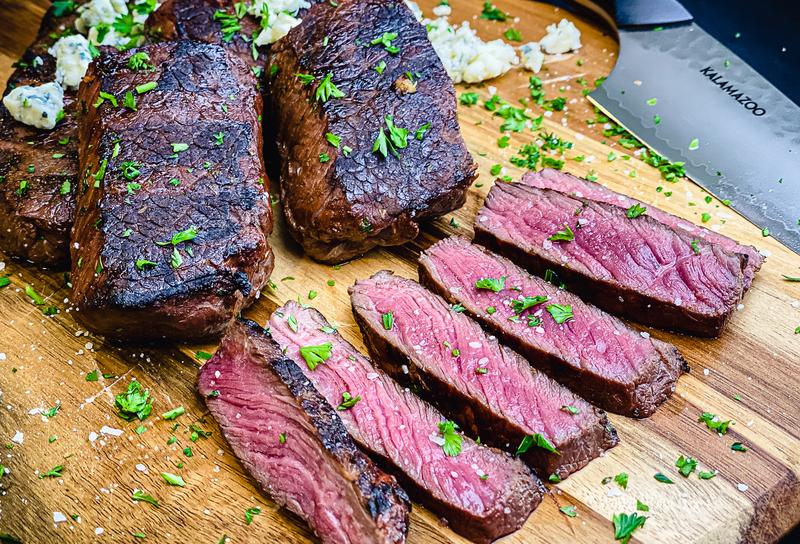 Marinated Grilled Venison Steak