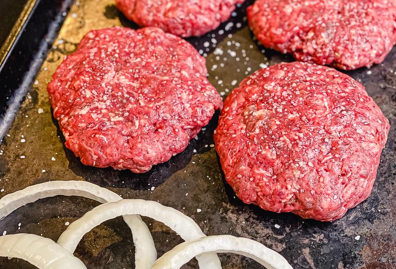 Venison Burgers with Mushrooms & Swiss Cheese