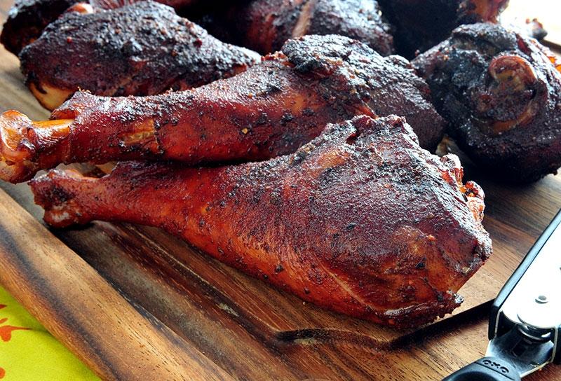 Image of Barbecued Turkey Legs