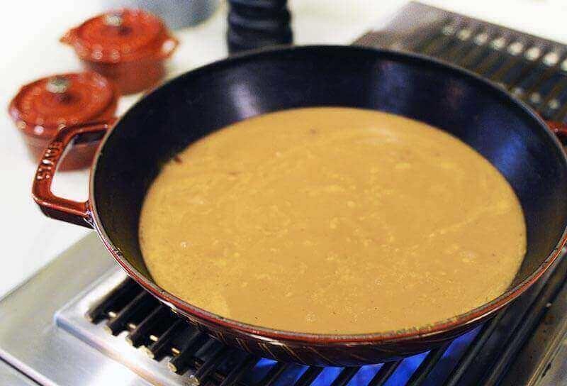 Image of Mirepoix Gravy for Smoke-Grilled Turkey