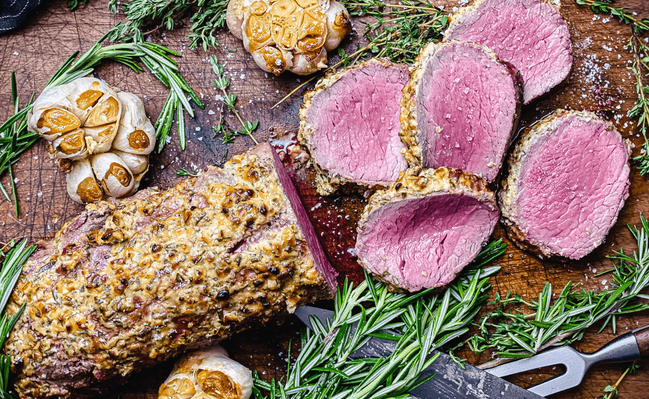 Image of Roasted Herb Crusted Chateaubriand