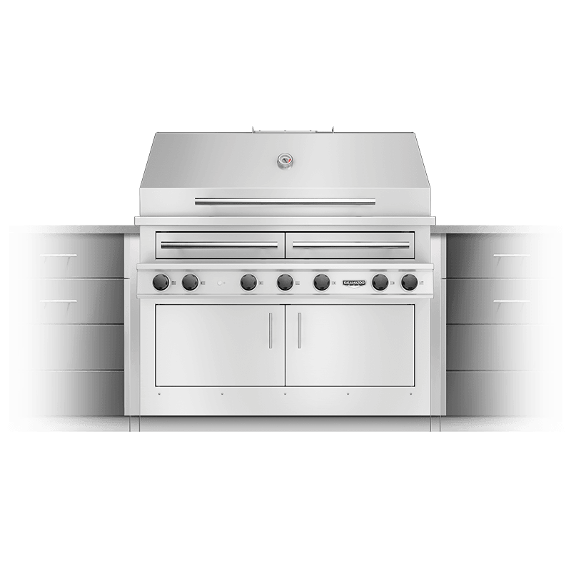 K1000HB Built-in Hybrid Fire Grill Image