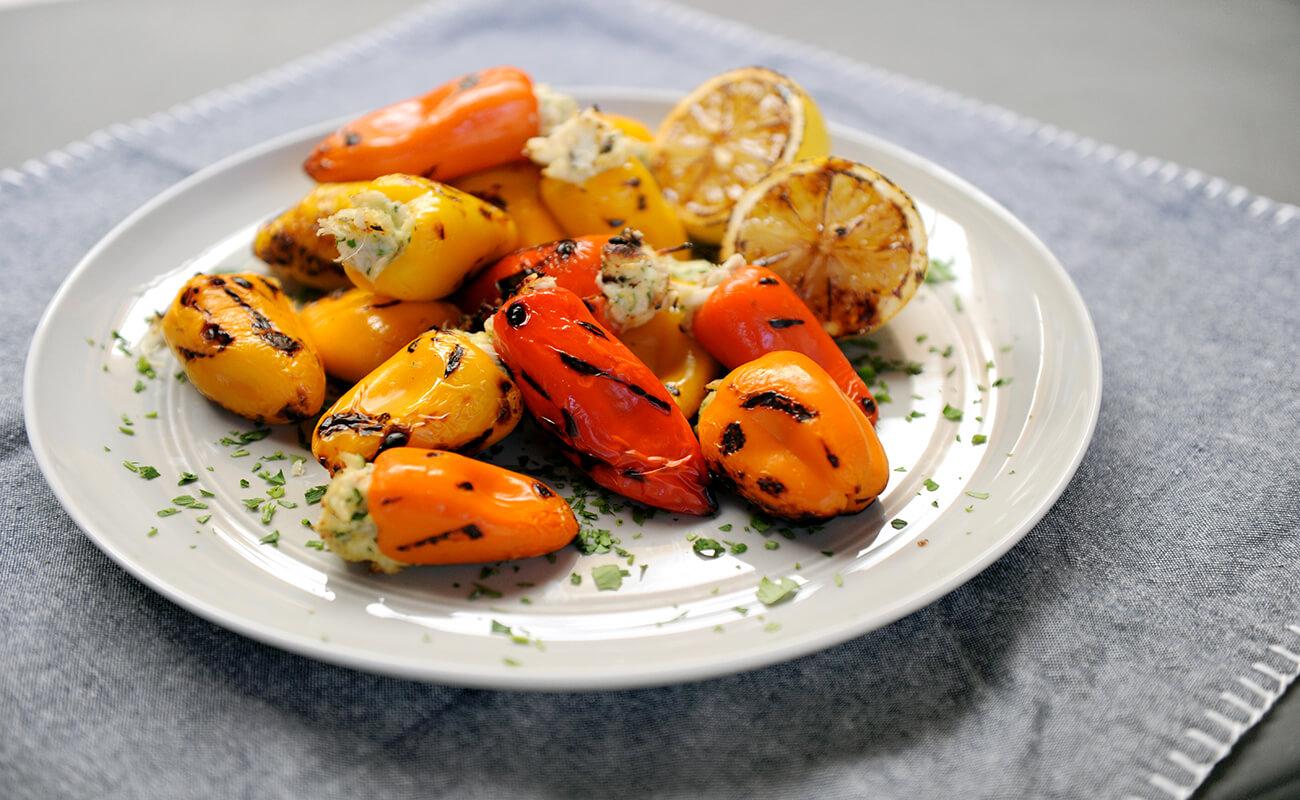 Image of Crab-stuffed Mini Sweet Peppers