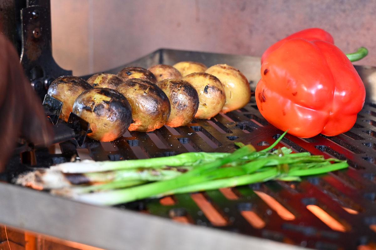 Image of Fire Roasted Skewered Potatoes