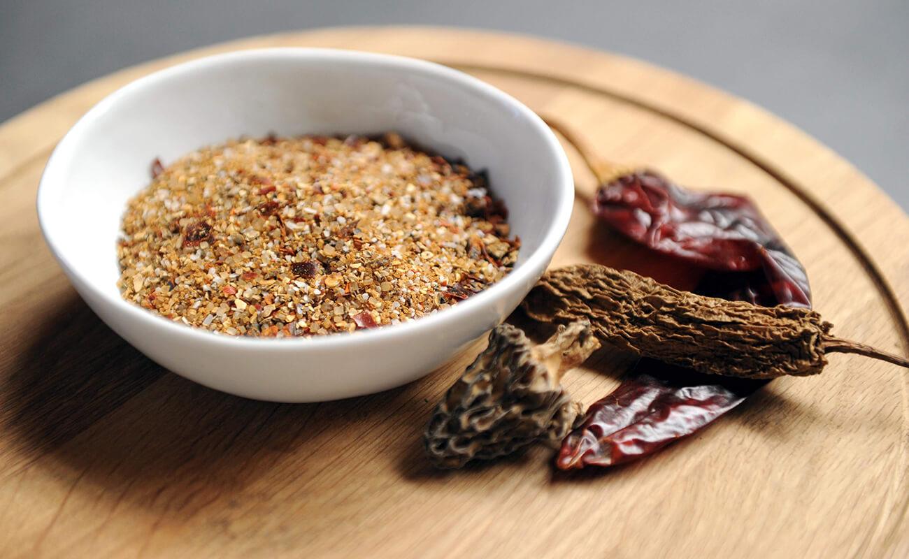 Chile Morel Barbecue Rub