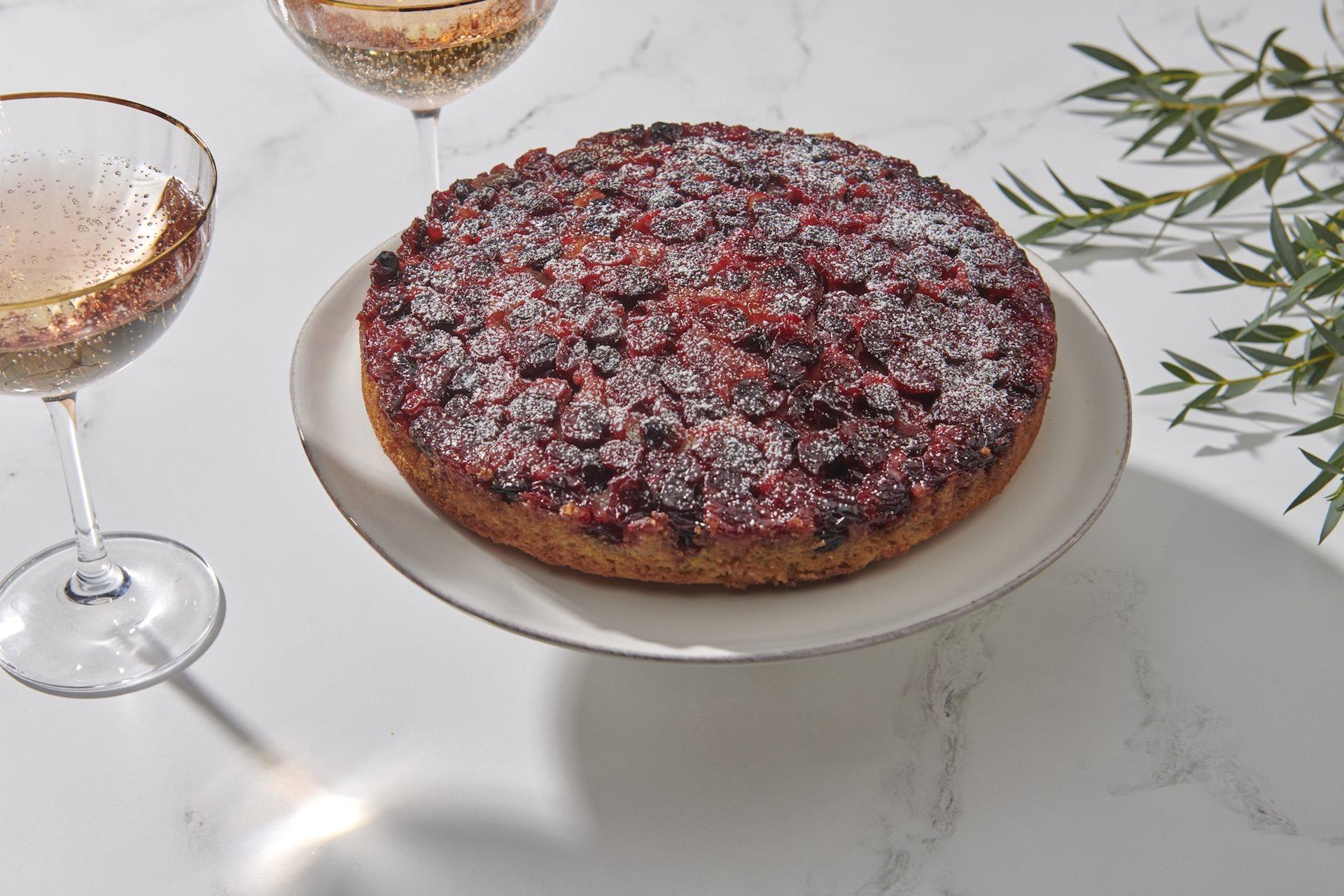 Gluten Free Cranberry-Orange Upside Down Cake