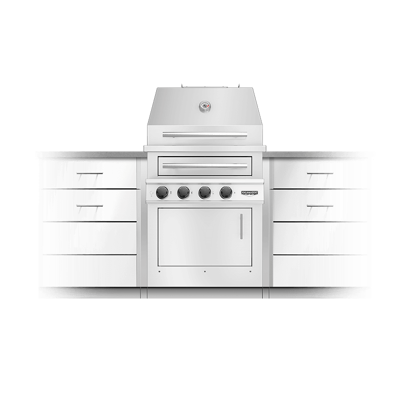 K500HB Built-in Hybrid Fire Grill Image