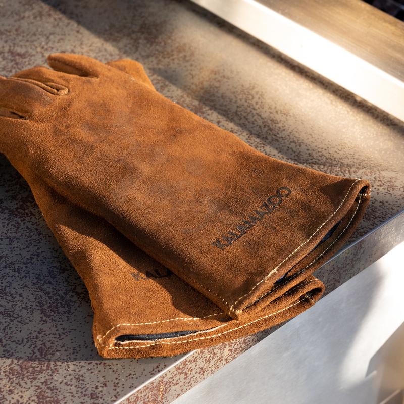 Premium Suede Grilling Gloves Image